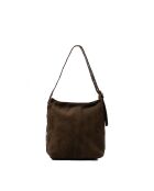Sac porte épaule en cuir Nova moka - 35x35x14 cm