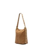 Sac porte épaule en cuir Nova camel clair - 35x35x14 cm