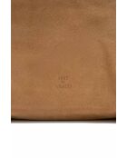 Sac porte épaule en cuir Nova camel clair - 35x35x14 cm