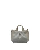 Sac à bandouliere en cuir Jeti gris - 31x24x12 cm