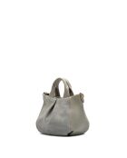 Sac à bandouliere en cuir Jeti gris - 31x24x12 cm