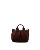 Jeti bordeauxrode leren schoudertas - 31x24x12 cm