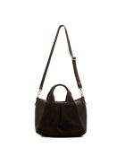 Jeti Schultertasche aus Mokkaleder - 31x24x12 cm