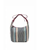 Sac porte épaule en cuir Gina rouge - 46x35x5 cm