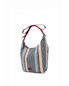 Sac porte épaule en cuir Gina rouge - 46x35x5 cm