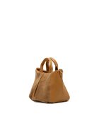 Bandolera Jeti de piel camel - 31x24x12 cm