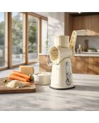 Mandoline rotative beige - 20x11,5x27,8 cm