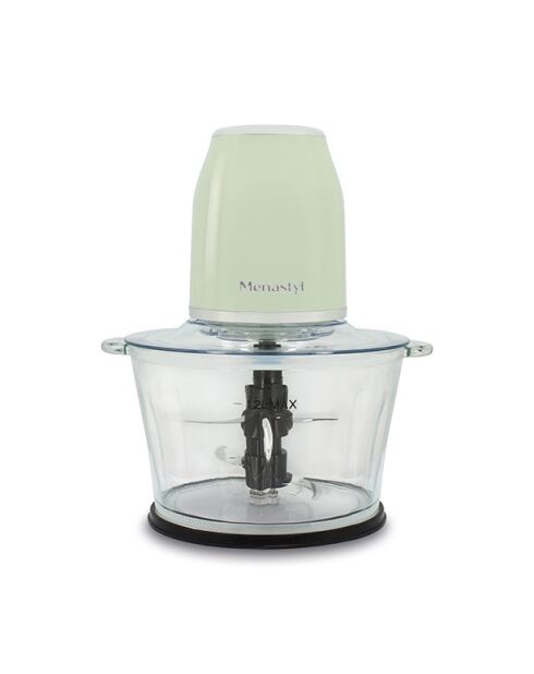 Hachoir rétro Céladon transparent/vert - 1,2 L