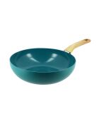 Wok Blue eendblauw - 47,5x28x8 cm