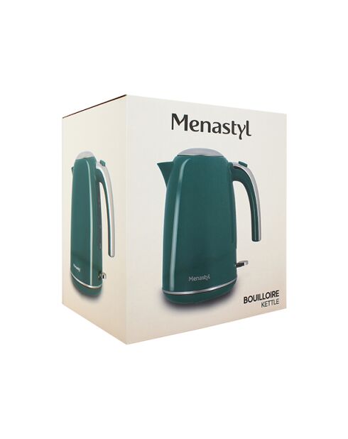Bouilloire rétro Bleu Canard bleu/inox - 1,7 L
