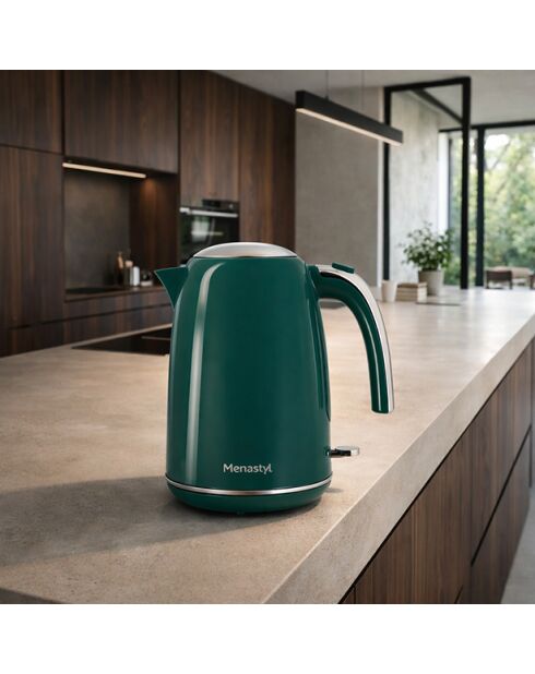 Bouilloire rétro Bleu Canard bleu/inox - 1,7 L