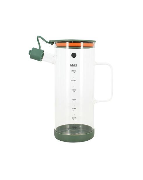 Groene/transparante oliefles - 75 cl