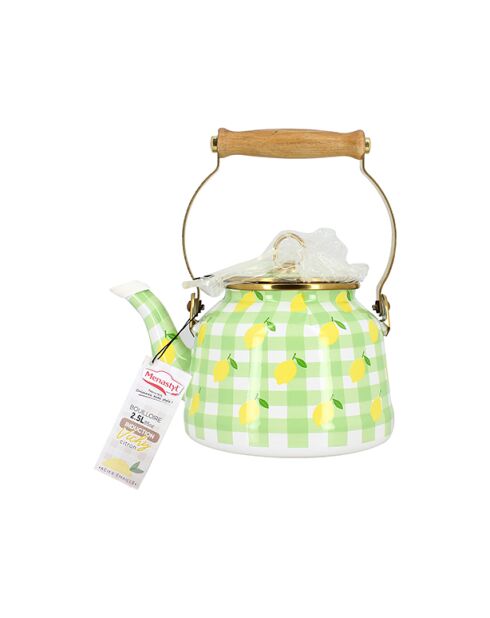 Bouilloire Vichy Citron verte - 2,5 L