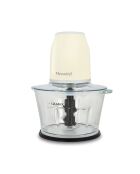 Hachoir rétro Crème beige/transparent - 1,2 L