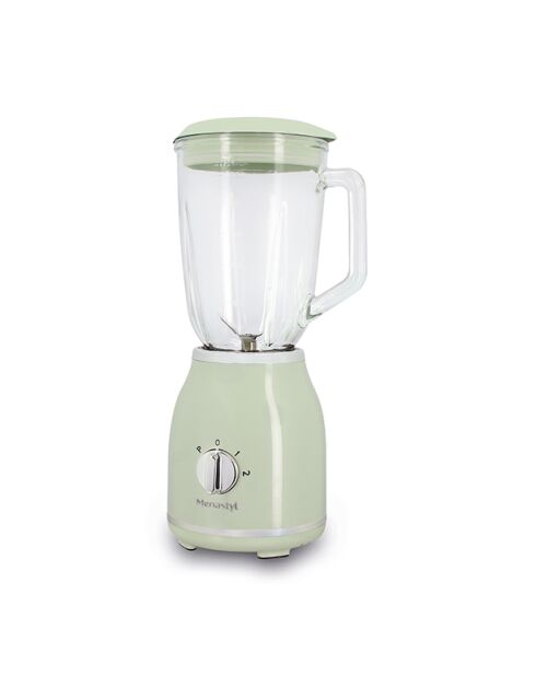 Blender rétro Céladon transparent/vert - 1,5 L