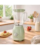 Blender rétro Céladon transparent/vert - 1,5 L