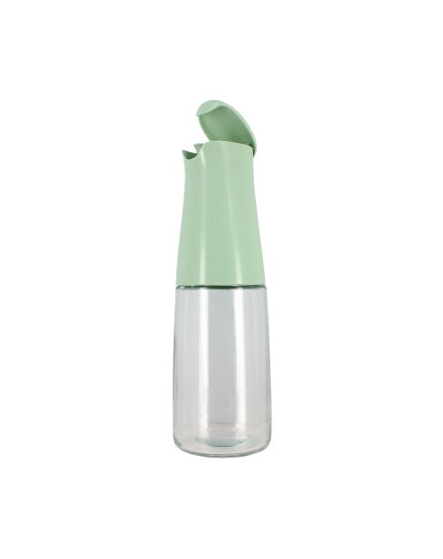 transparante/groene oliefles - 500 ml