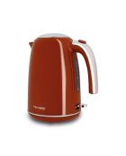 Bouilloire rétro Brique inox/terracotta - 1,7 L