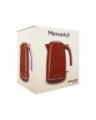 Bouilloire rétro Brique inox/terracotta - 1,7 L