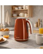 Bouilloire rétro Brique inox/terracotta - 1,7 L
