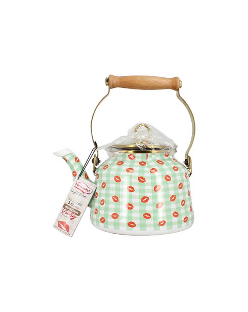 Bouilloire Vichy Bisous verte - 2,5 L