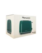 Grille - pain rétro Bleu Canard bleu/inox - 28,5x18,5x19,5 cm