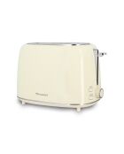 Grille - pain rétro Crème beige/inox - 28,5x18,5x19,5 cm