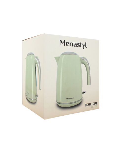 Bouilloire rétro Céladon inox/vert - 1,7 L