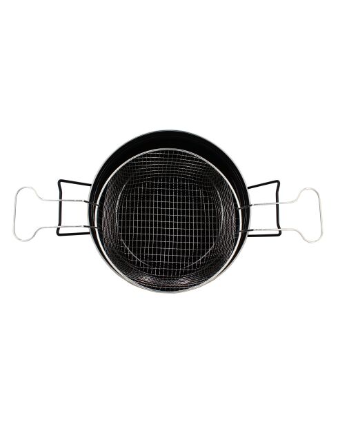 Friteuse Du Nord noire - 28x28x20 cm