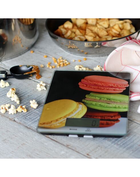 Bilancia elettrica Jade Macaron multicolore - 1,5 cm