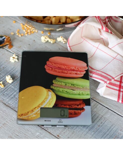 Bilancia elettrica Jade Macaron multicolore - 1,5 cm