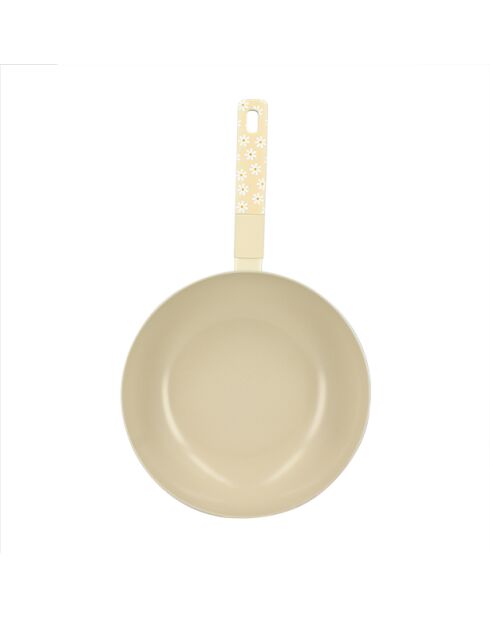 Wok Daisy beige - 47,5x28,5x8 cm