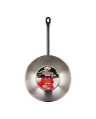 Professionele wok van roestvrij staal - 57x32x10 cm