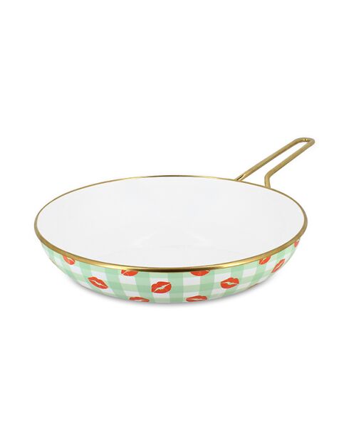 Vichy Bisous groene koekenpan - 48,3x29,3x5 cm