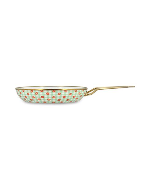 Vichy Bisous groene koekenpan - 48,3x29,3x5 cm