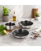 Trinox Bratpfanne mit Edelstahlbeschichtung - 40x21,5x4 cm