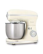 Robot pastelero retro beige crema/acero inoxidable - 5 L