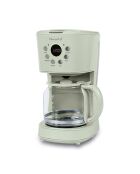 Cafetière rétro Céladon transparent/vert - 1,5 L