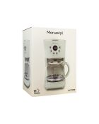 Cafetière rétro Céladon transparent/vert - 1,5 L