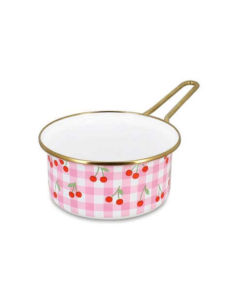 Ovenschotel met roze kersen van Vichy - 32,7x16,9x7,8 cm