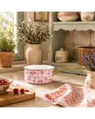 Ovenschotel met roze kersen van Vichy - 32,7x16,9x7,8 cm