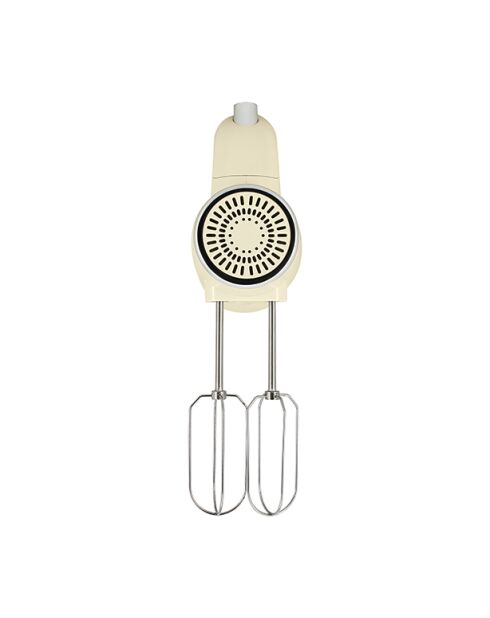 Batteur électrique rétro Crème beige/transparent - 21x10,9x18,8 cm