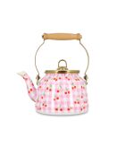 Bouilloire Vichy Cerise rose - 2,5 L