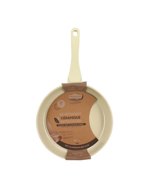 Poêle Pure beige - 50x29x6 cm