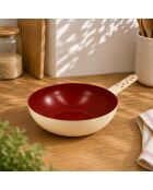 Wok Cherry beige/rot - 47,5x28,5x8 cm