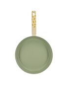 Beige/groene koekenpan met citroen - 47x28x5 cm