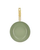 Wok citroen beige/groen - 47,5x28,5x8 cm