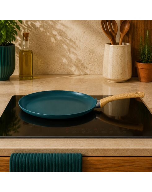 Crêpemaker met blauwe eend - 46x26x2,5 cm