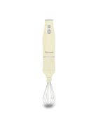 Mixeur 3 en 1 rétro Crème beige, inox/transparent - 21x14x22 cm