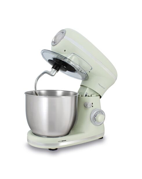 Robot pâtissier rétro Céladon inox/vert - 5 L